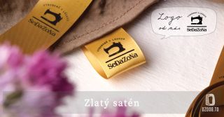 🤗Tešíme sa, že sme mali možnosť navrhnúť logo a vyrobiť takéto sympatické saténové štítky ❤ pre krajčírku so značkou...